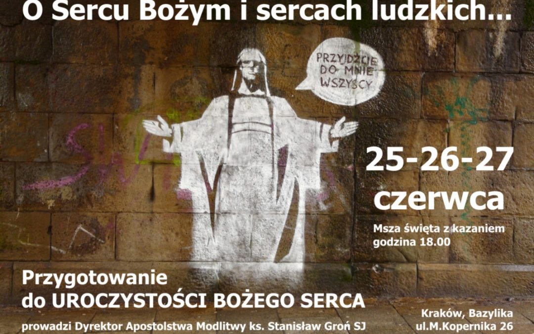 Zaproszenie na uroczystość Bożego Serca 28 VI 2019 roku