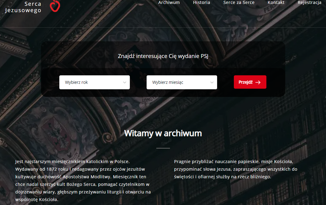 Archiwalne numery „Posłańca Serca Jezusowego” w sieci internetowej
